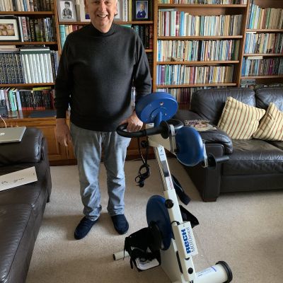 Regaining arm and leg strength with a MOTOmed post Stroke
