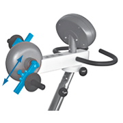 pedal radius adjustment