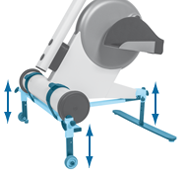 height adjustment from 7 to 15 cm